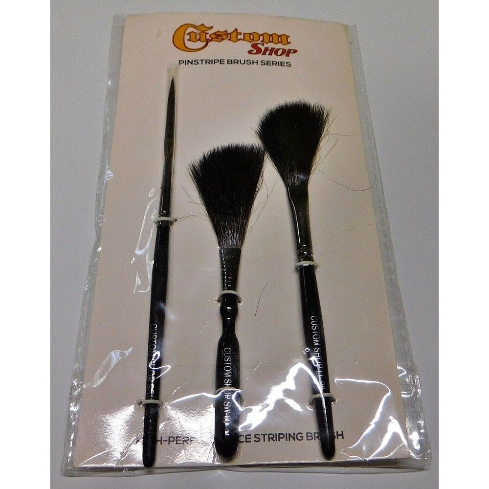 New Custom Shop Starter Pinstripe Brush Kit 3-Piece Set SW-00 SS-1 LL-00